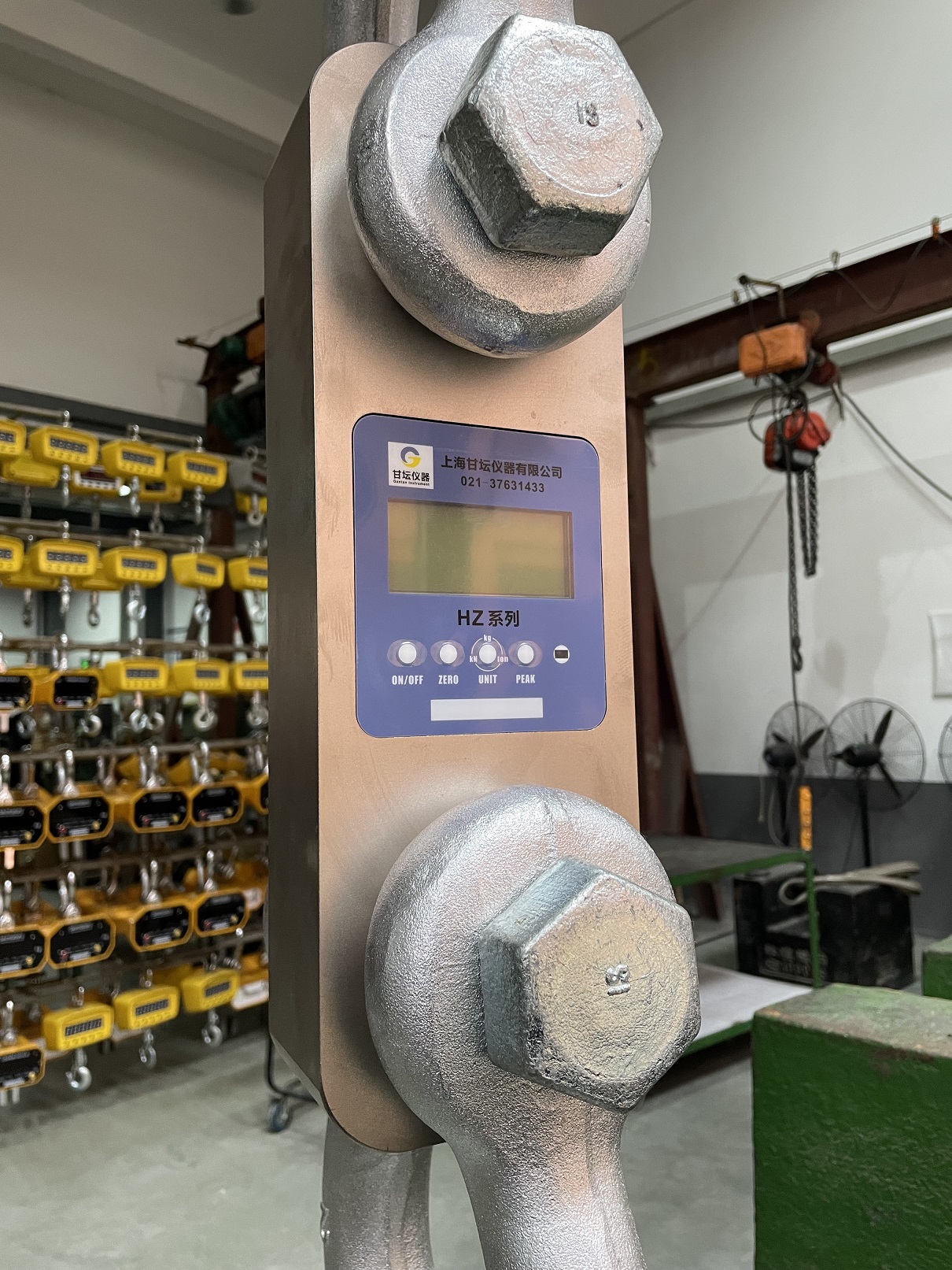 電氣化鐵路用彈性吊索拉力計(jì)GT-100噸 智能數(shù)字測(cè)力系統(tǒng)